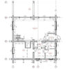 Проект бани из лафета с дизайнерской крышей